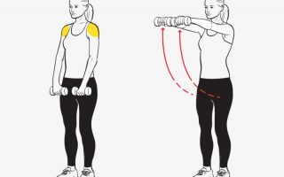 How to Perform a Dumbbell Front Raise